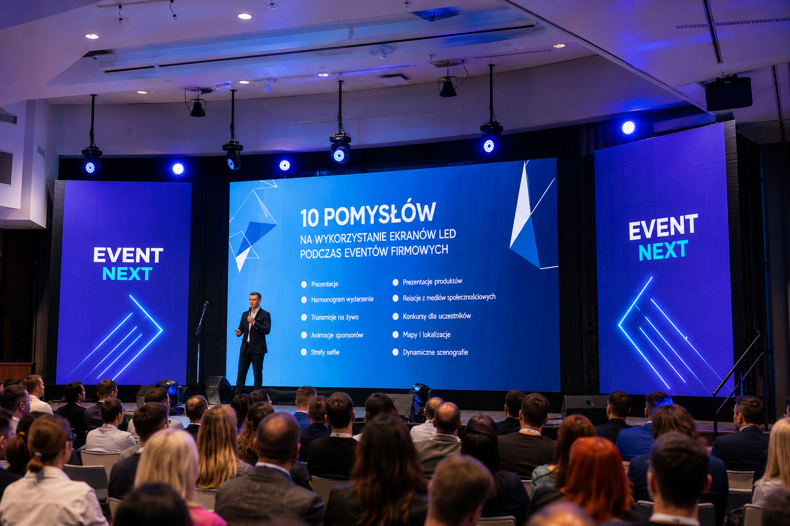 10 pomysłów na wykorzystanie ekranów LED podczas eventów firmowych