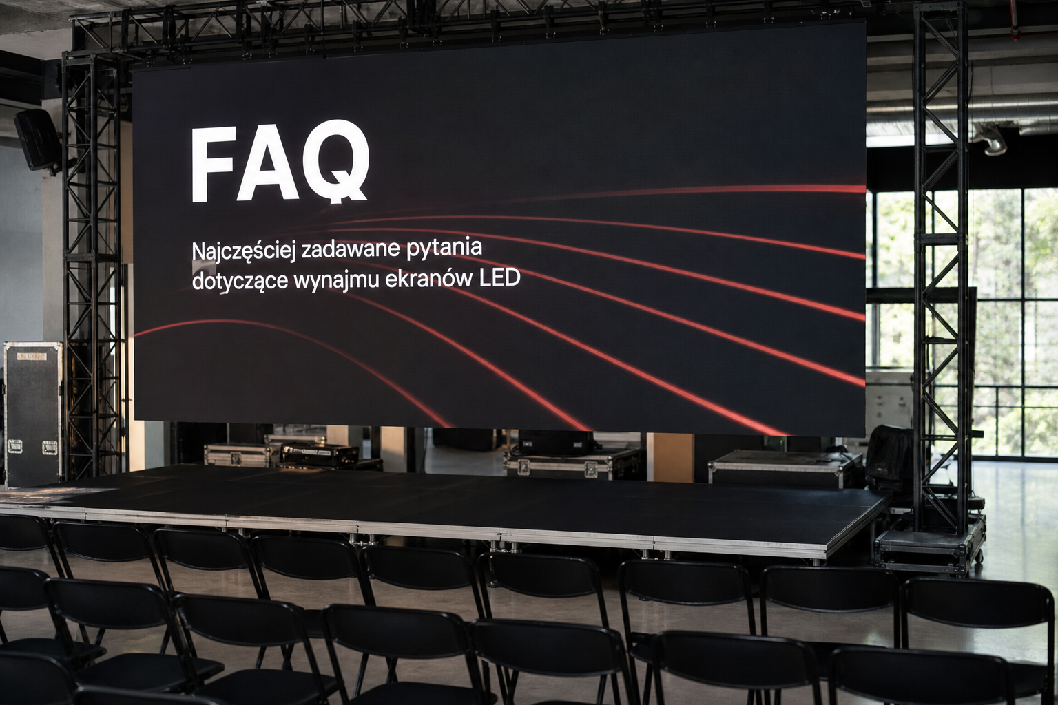Najczęściej zadawane pytania dotyczące wynajmu ekranów LED