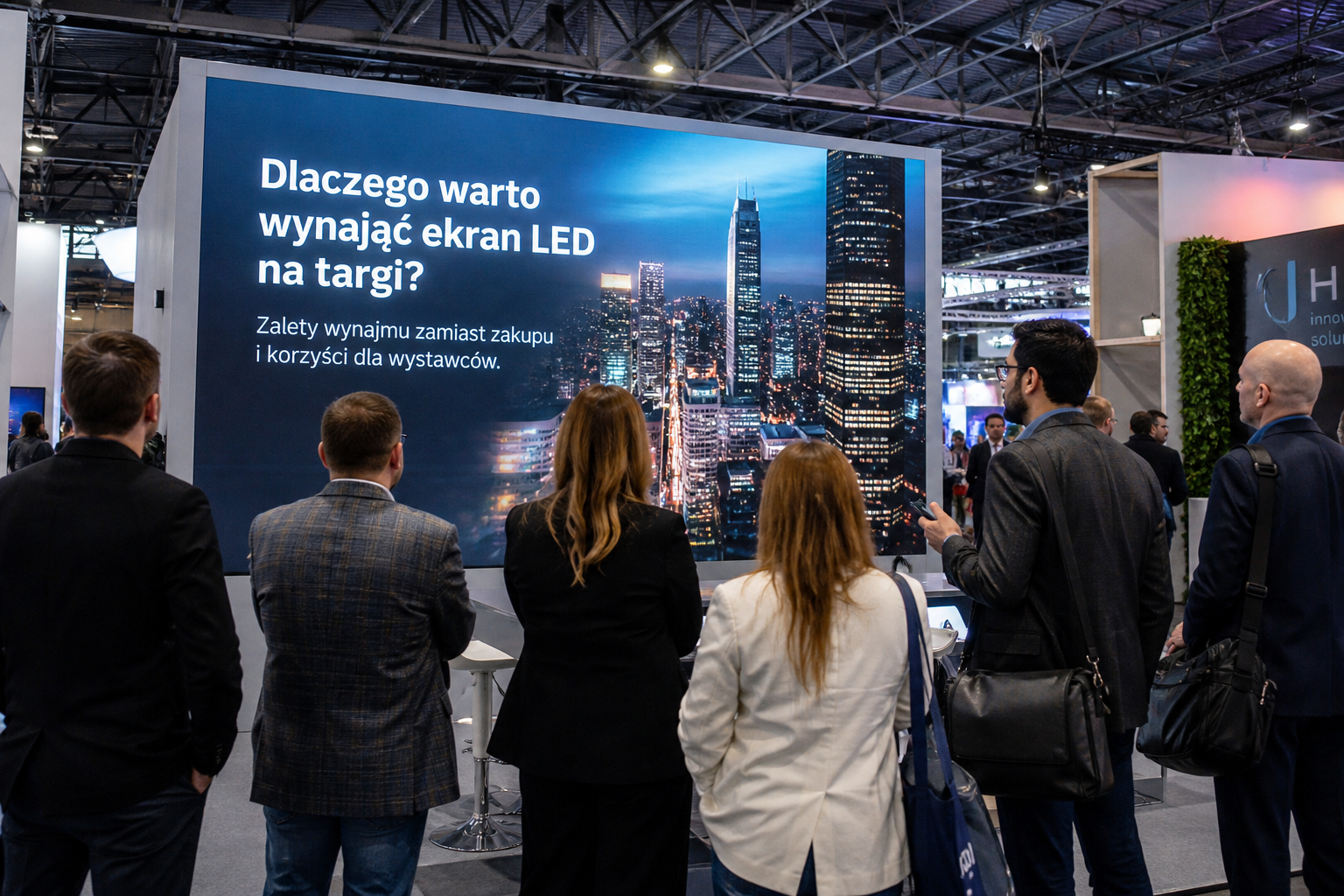 Dlaczego warto wynająć ekran LED na targi?