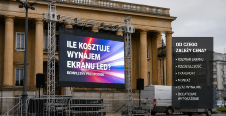 Ile kosztuje wynajem ekranu LED? Kompletny przewodnik