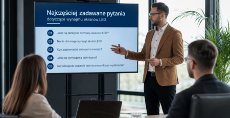 Najczęściej zadawane pytania dotyczące wynajmu ekranów LED
