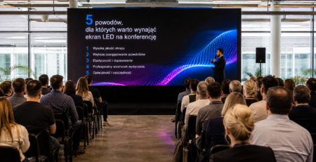 5 powodów, dla których warto wynająć ekran LED na konferencję