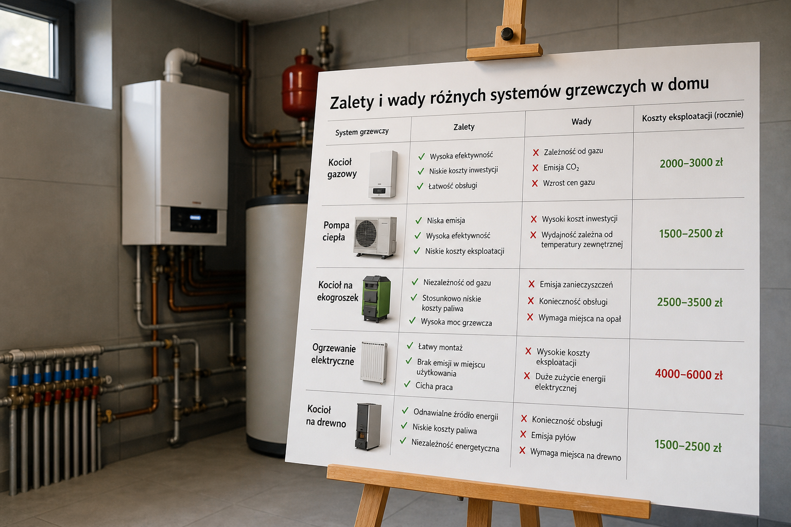 Zalety i wady różnych systemów grzewczych w domu