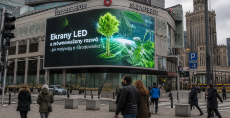 Ekrany LED a zrównoważony rozwój - jak wpływają na środowisko?