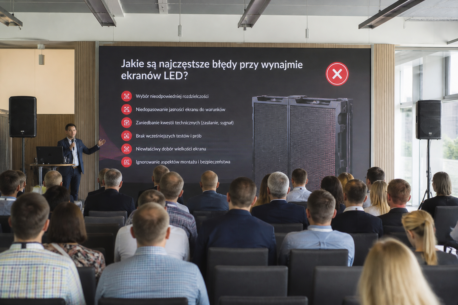 Jakie są najczęstsze błędy przy wynajmie ekranów LED?