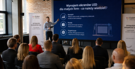 Wynajem ekranów LED dla małych firm - co należy wiedzieć?